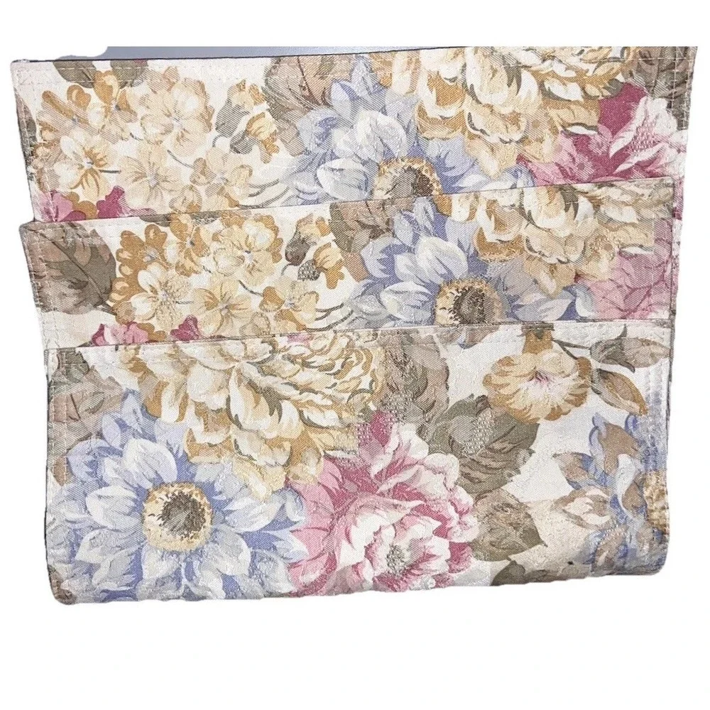 Victorian Cottage Core Floral Set A Three Dining Room Table Placemats 17X12‎
